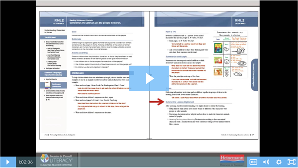 Fountas & Pinnell Webinar: Put Reading Minilessons into Action